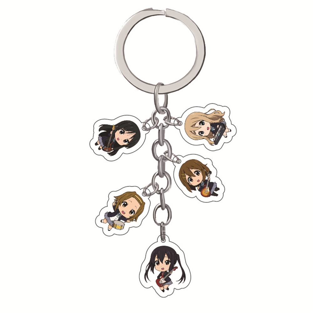 Móc Khóa Hai Mặt Bằng Acrylic Trong Suốt Họa Tiết Attack on Titan Cho Bạn Bè