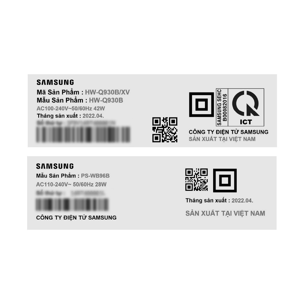 Bộ loa thanh Samsung HW-Q930B 540W 9.1.4 kênh- Hàng chính hãng 100% - Bảo hành 12 tháng