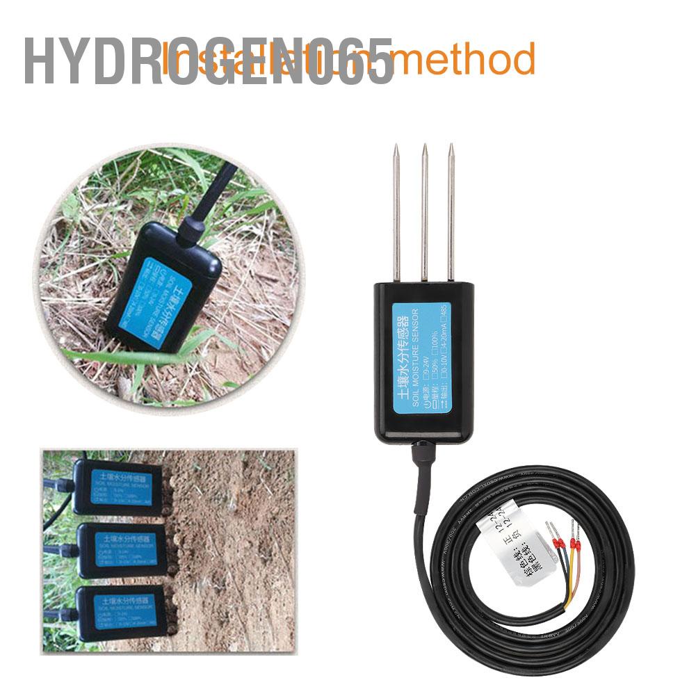 Hydrogen065 4-20MA Đầu ra Máy đo độ ẩm cảm biến đất nhà kính không thấm nước