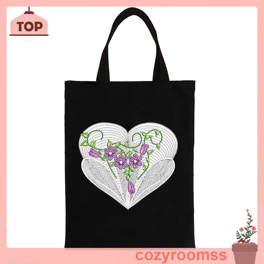 Túi Tote Đính Đá Thân Thiện Với Môi Trường Tự Làm Thời Trang