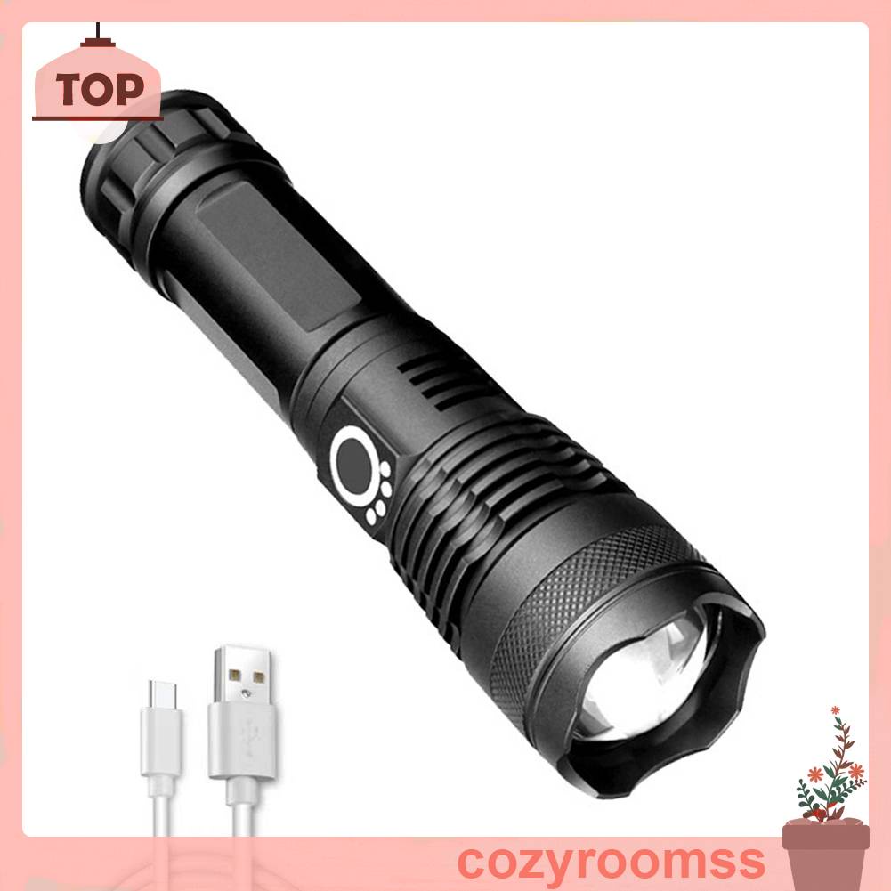 Đèn Pin XHP50 LED 5 Chế Độ 1500LM Chống Thấm Nước IPX4 Sạc USB Tiện Dụng