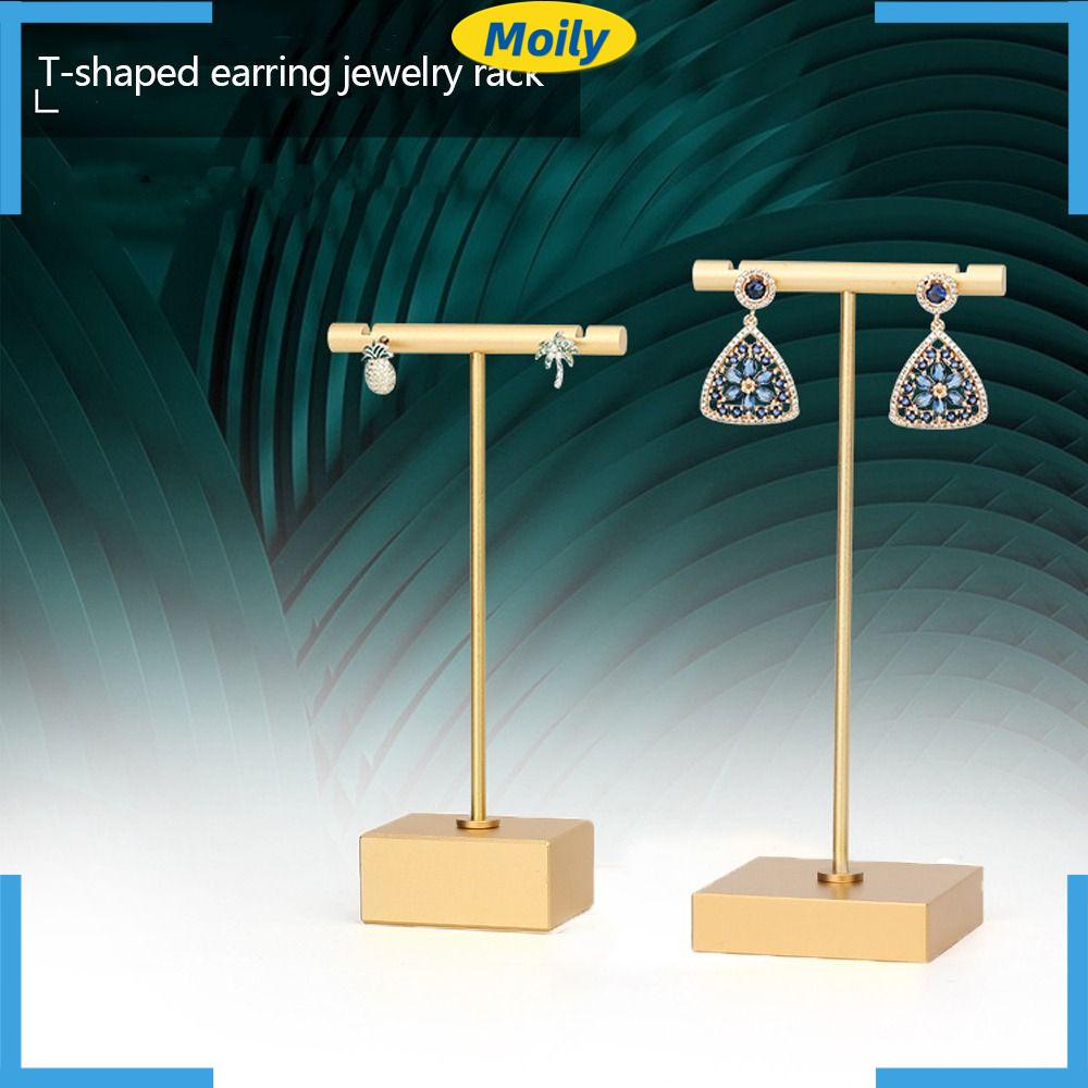 MOILYVN Giá Treo Bông Tai Hình Chữ T Thiết Kế Mới Cao Cấp Thời Trang