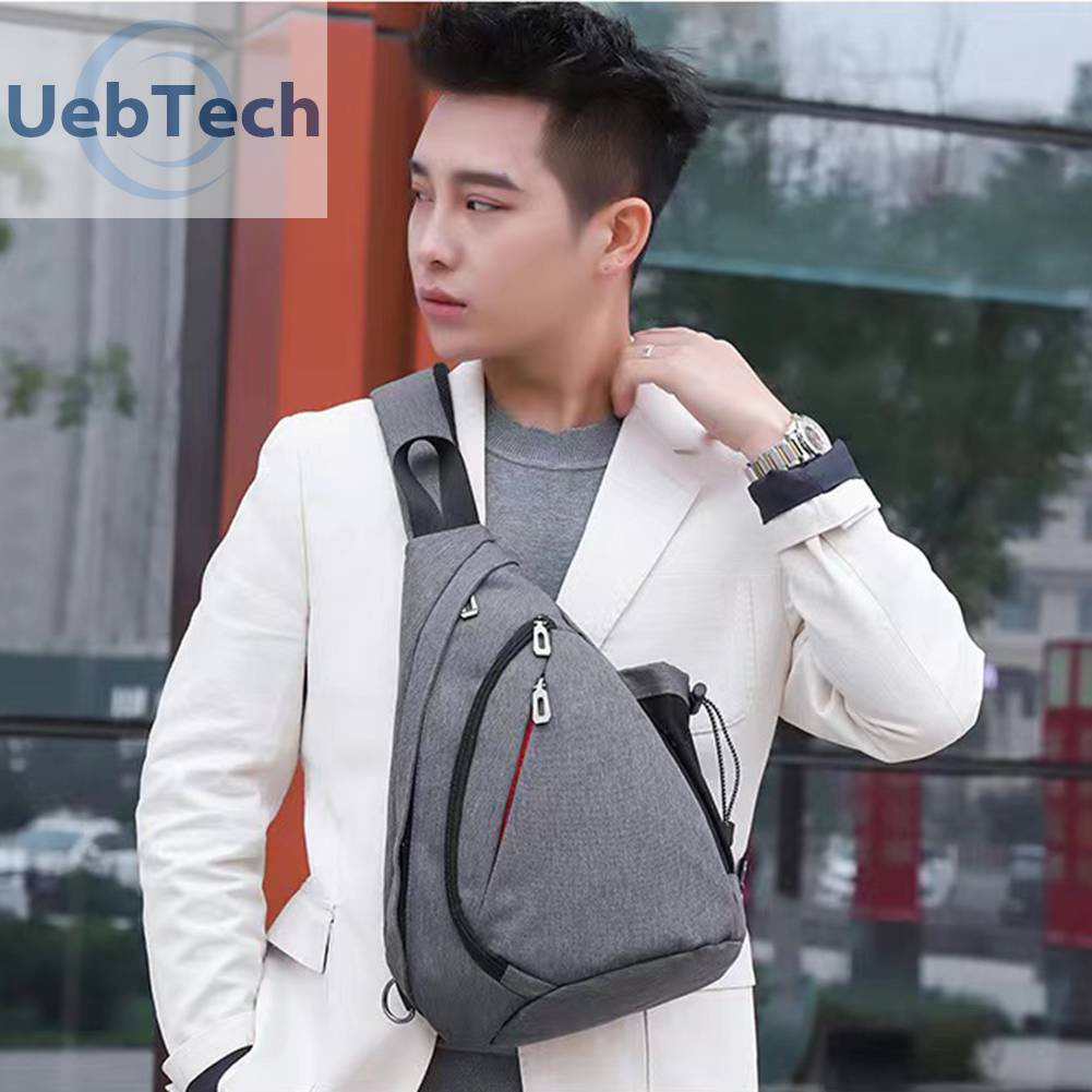 Túi Đeo Chéo Nhiều Ngăn Chống Trộm Cỡ Lớn Thời Trang Thể Thao Nam