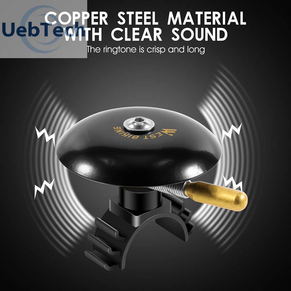 Chuông Xe Đạp Bằng Đồng Phong Cách Retro Chống Mưa Tiện Dụng