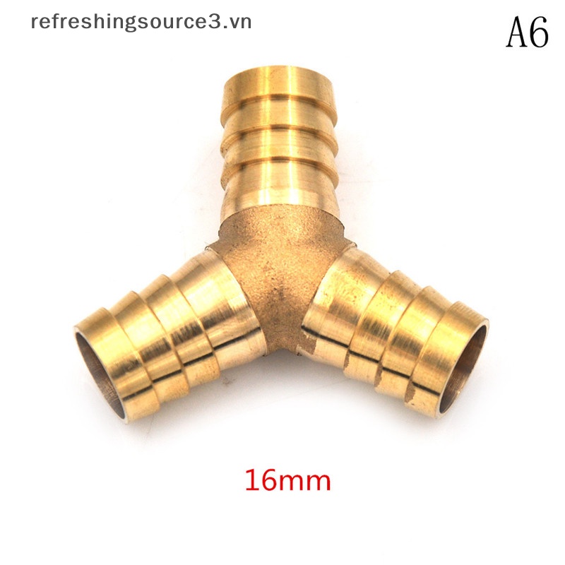 {REFRE3} Đầu Nối Chia Ống Nhiên Liệu Khí Làm Mới 3.vn} Bằng Đồng Thau &quot;Y&quot;