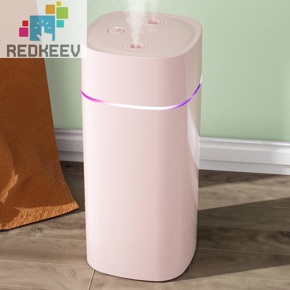 Máy Phun Sương Tạo Độ Ẩm Không Khí 600ml Kèm 2 Đèn Ngủ