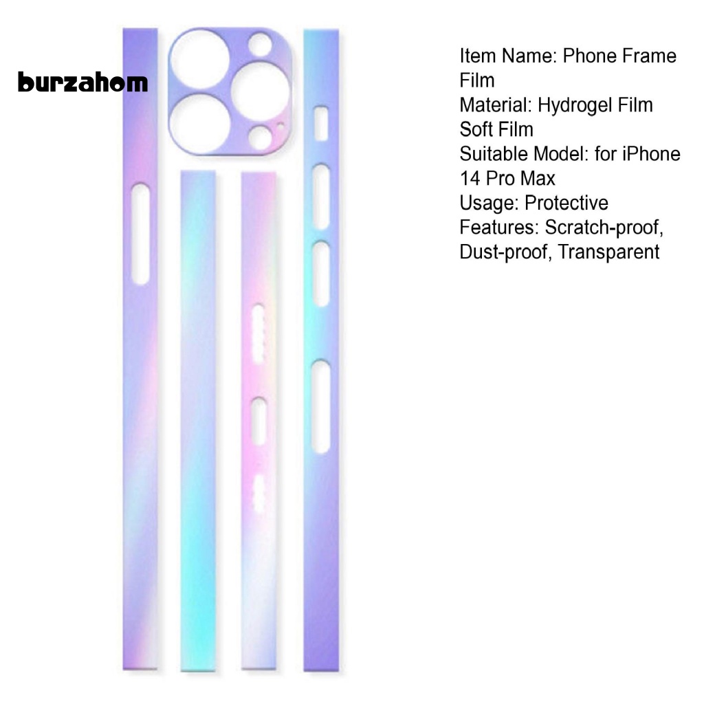 1 Bộ Phim Hydrogel Dán Bảo Vệ Ống Kính Máy Ảnh Cho iPhone 14 Pro Max