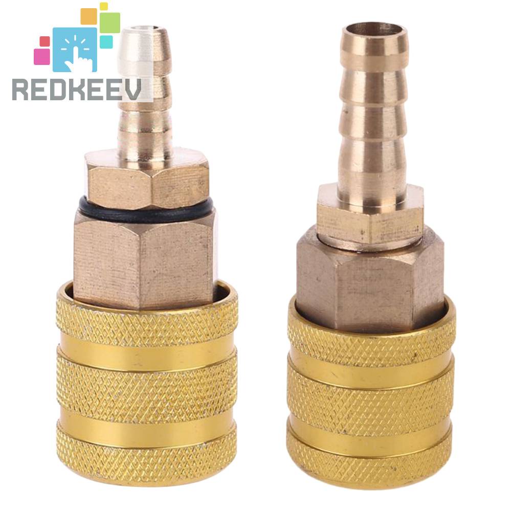 Đầu Nối Van Bơm Bánh Xe Hơi / Xe Máy Bằng Đồng Thau 6.5 / 8mm