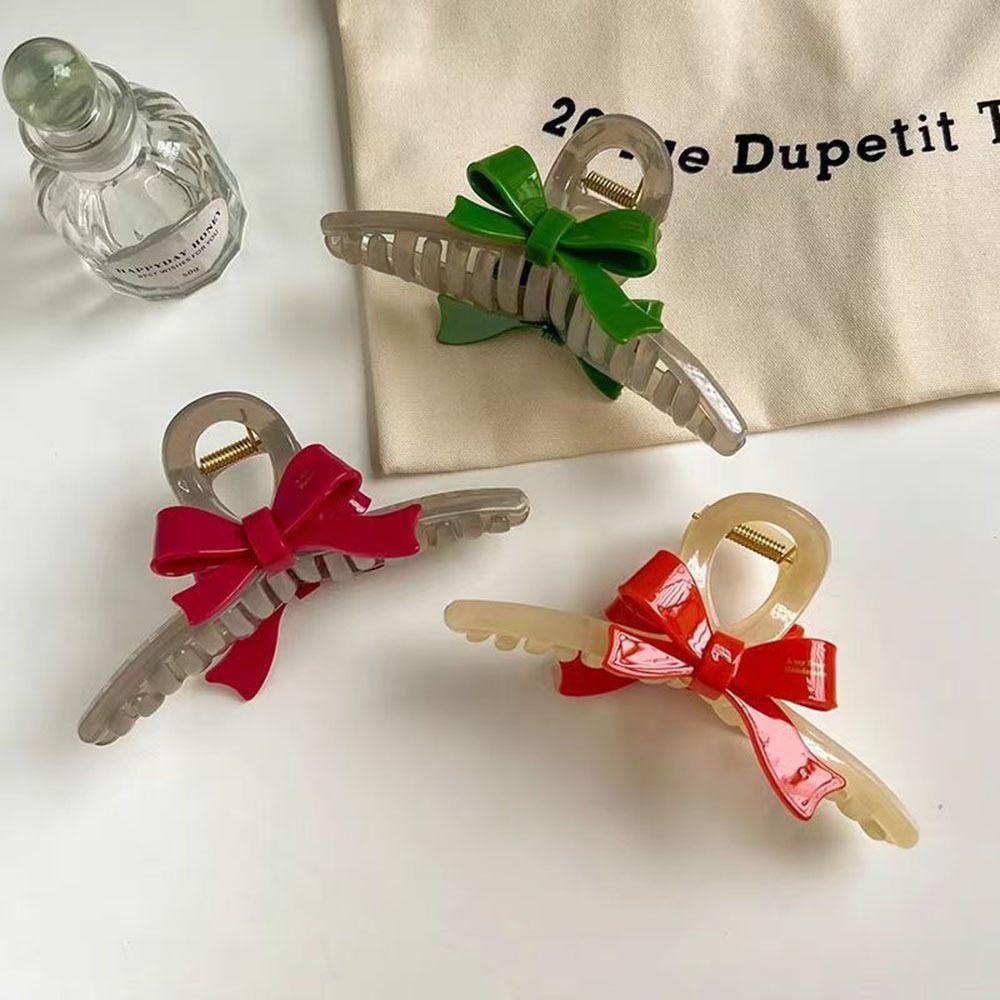 Kẹp Càng Cua / Kẹp tóc hỗ trợ rửa mặt Acetic Acid Hình Cá Mập Màu Sắc Thạch Dành Cho Rửa Mặt / Tóc Đuôi Ngựa