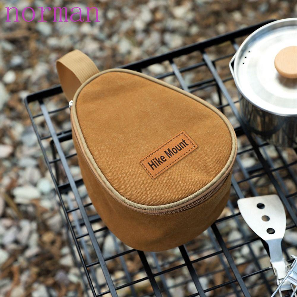 NORMAN Bộ Dụng Cụ Ăn Uống Tiện Dụng ​Túi Đựng Dụng Cụ Ăn Uống Có Khóa Kéo Tiện Dụng Mang Theo Dã Ngoại