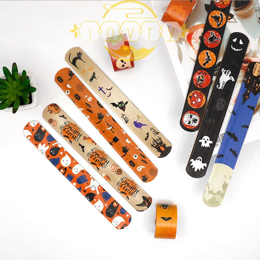 IVORY Vòng Đeo Tay Có Khóa Hình Tròn Phong Cách Halloween Vui Nhộn