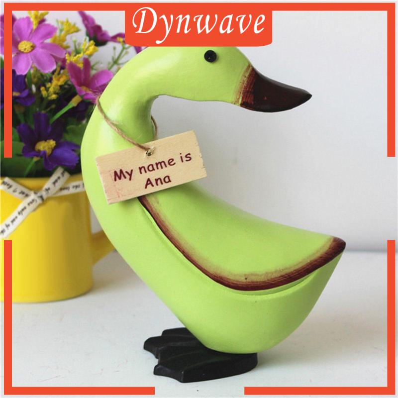 Tượng Vịt Bằng Gỗ Đáng Yêu Dùng Trang Trí