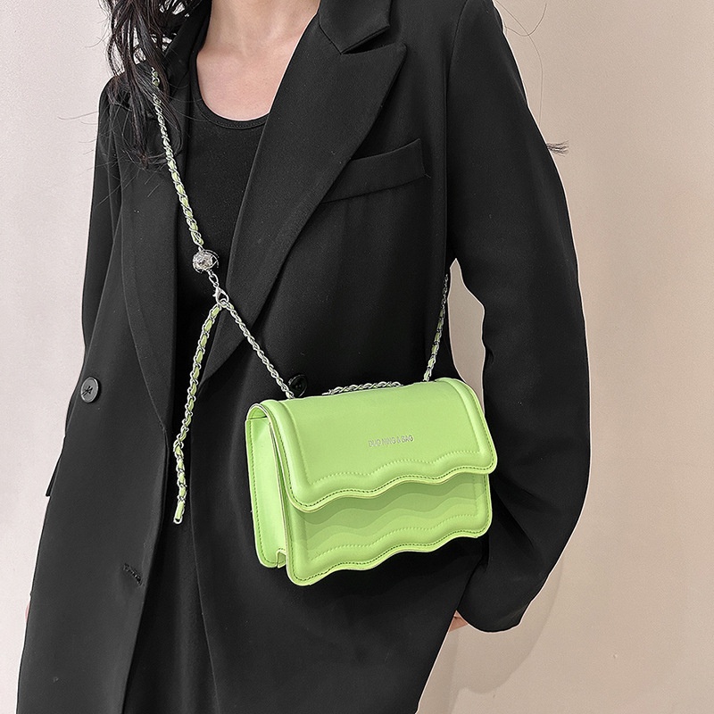 Túi Xách Đeo Vai Hình Vuông Cỡ Nhỏ Phối Dây Đeo Sợi Xích Thời Trang Cho Nữ túi xách nữ túi đeo chéo túi xách đeo chéo nữ đẹp đi chơi