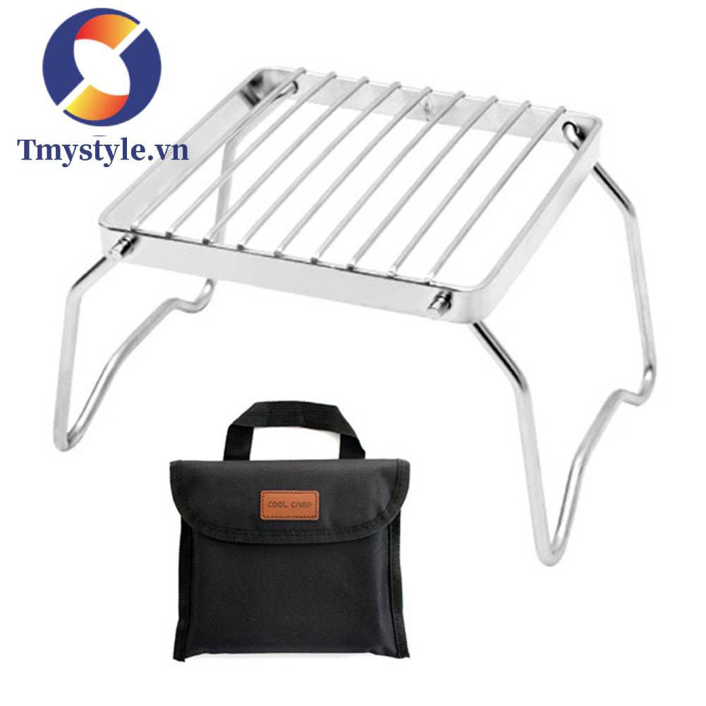 Vỉ Nướng BBQ Mini Kèm Túi Xách Tay Bằng Thép Không Gỉ