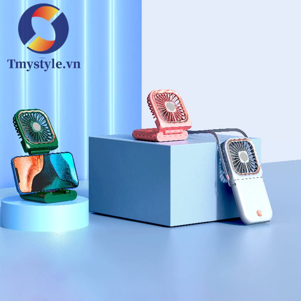 Quạt Làm Mát Mini Đeo Cổ Thiết Kế Nhỏ Gọn Tiện Dụng Cho Gia Đình /