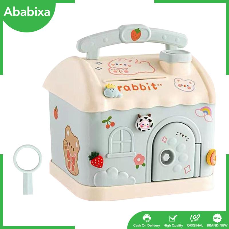 Hộp Đựng Tiền Tiết Kiệm Có Móc Khóa Hoạt Hình DIY