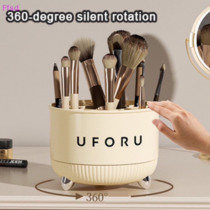 Máy Hút Bụi Xoay 360 Độ Tiện Dụng° Giá Đỡ Cọ Trang Điểm Để Bàn Nhỏ Gọn Tiện Lợi