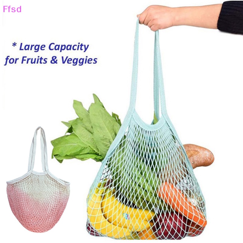 {Ffsd} Túi Mua Sắm Xách Tay Có Thể Tái Sử Dụng Với Tay Cầm Dài * Bán