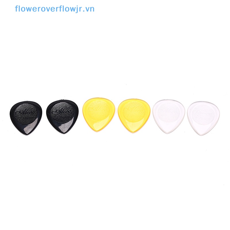Set 6 Miếng Gảy Đàn guitar Điện / bass Trong Suốt Siêu Bền