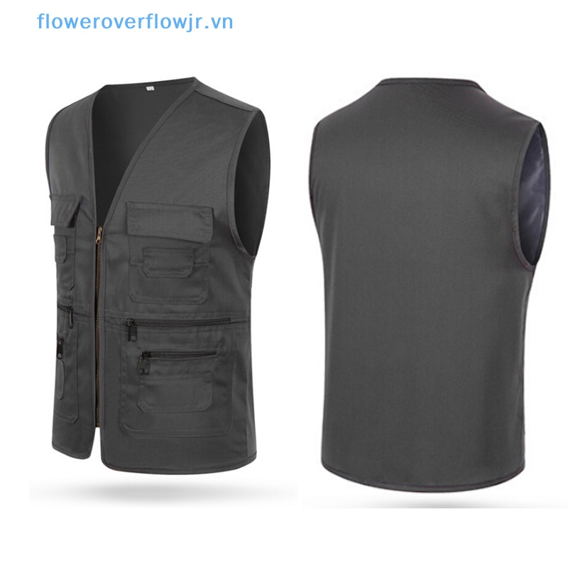 Áo Khoác Ghi Lê Nhiều Túi FJR Câu Cá / Leo Núi / Chụp Ảnh Ngoài Trời Cho Nam