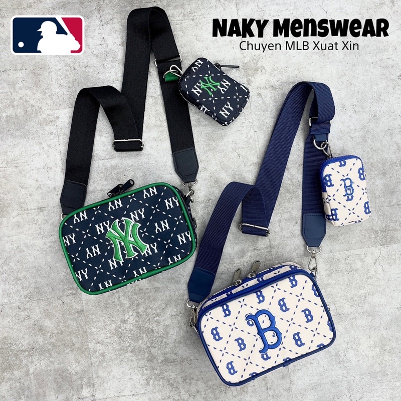 TÚI ĐEO CHÉO MLB NY BOSTON FULL MÀU FULL SIZE 18 và 23 chuẩn hàng xuất xịn