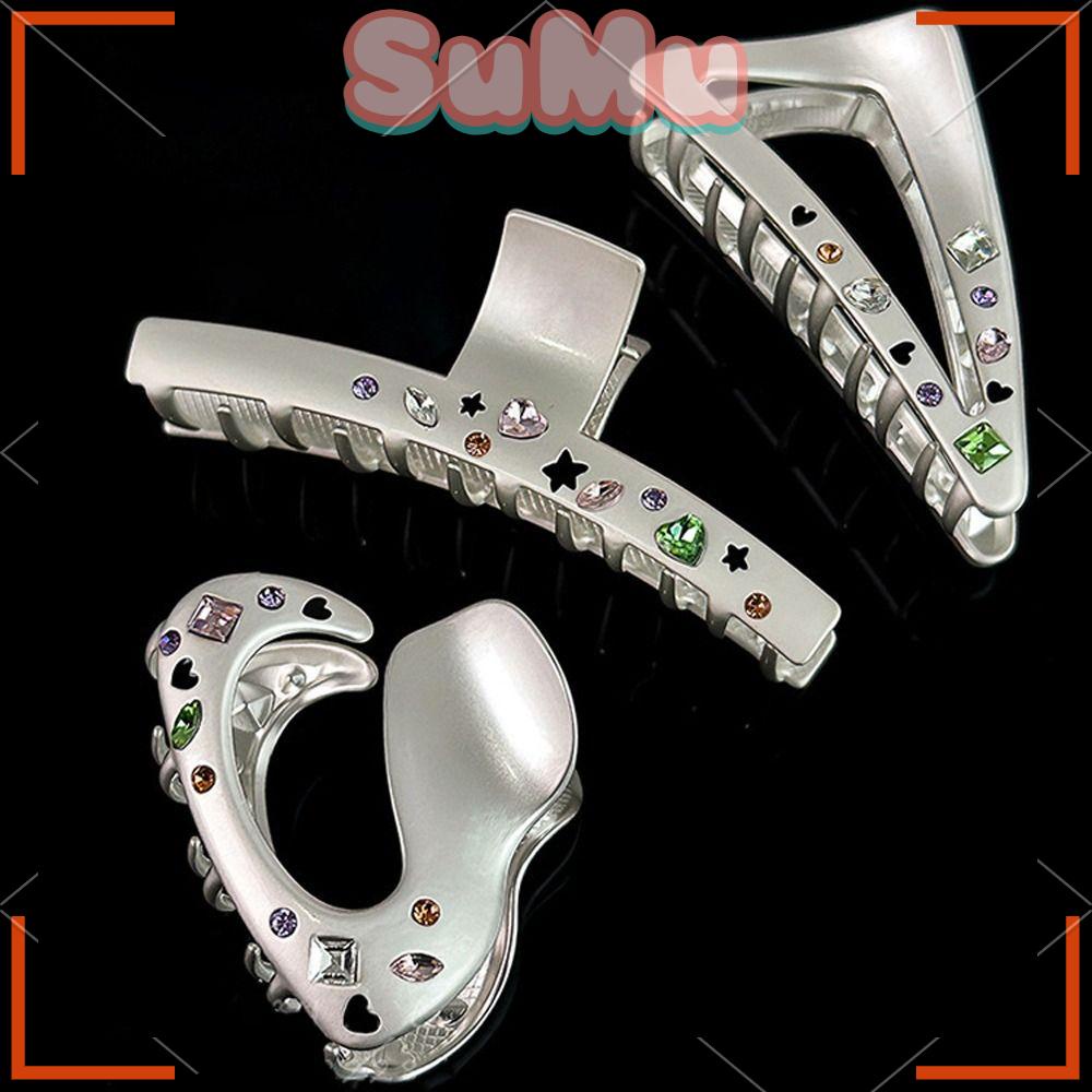 SUMU Kẹp Tóc Hình Ngôi Sao / Cá Mập Bằng Kim Loại Nhiều Màu Sắc Dành Cho Nữ