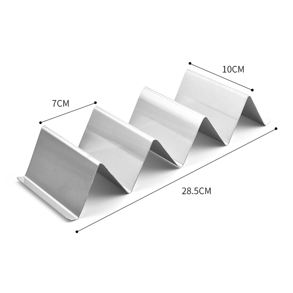 1 Giá Đỡ Taco Bằng Thép Không Gỉ An Toàn Cho Máy Rửa Chén