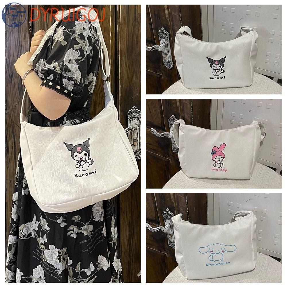 DYRUIDOJ Túi Da PU Đeo Chéo Hình Melody Cinnamoroll Dễ Thương Cho Nữ