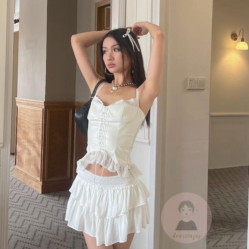 Áo Tank Top Hai Dây Hở Lưng Gợi Cảm Cho Nữ