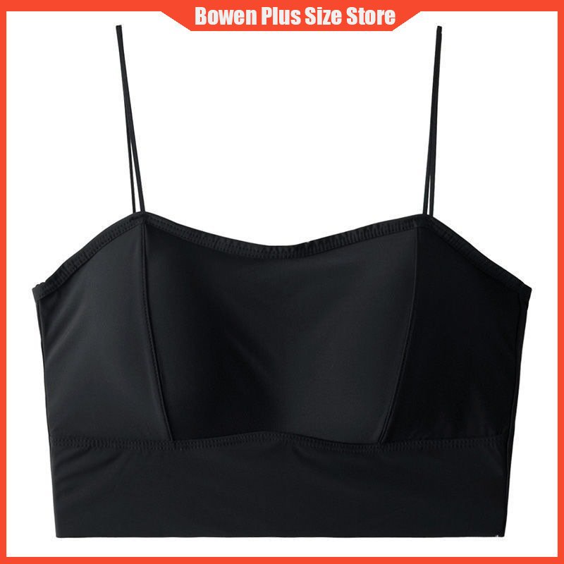 Áo Lót Lụa Mát Không Đường May Lưng Thời Trang Mùa Hè Cho Nữ 40-90kg