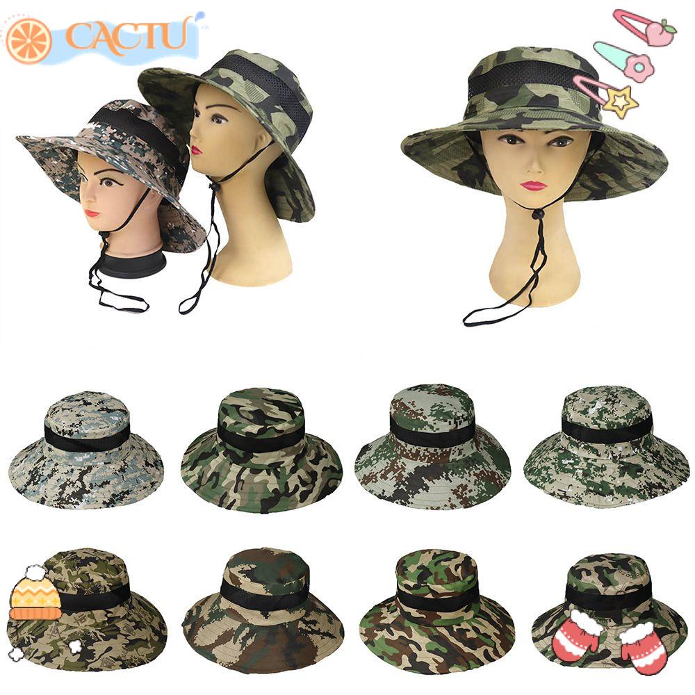 CACTU Mũ Boonie Thời Trang Đi Câu Cá / Cắm Trại Ngoài Trời Dành Cho Nam Giới