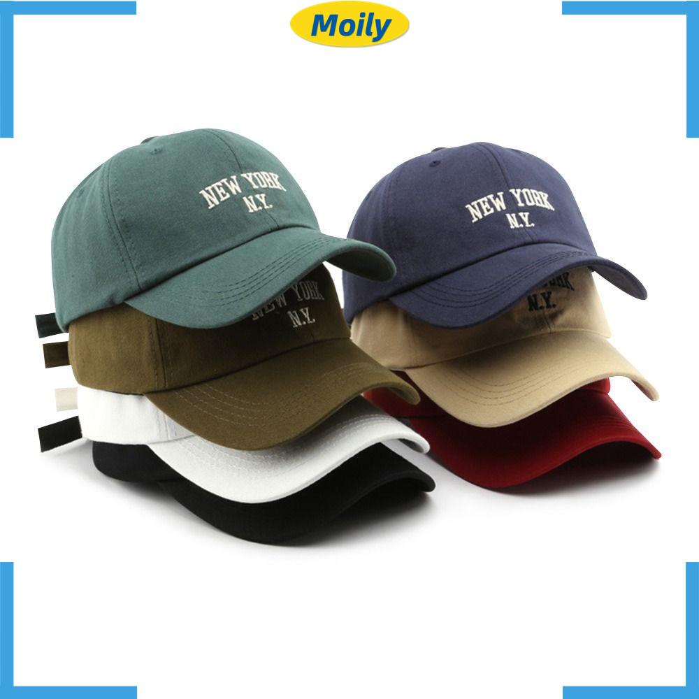 MOILYVN Bán Chạy Mũ Lưỡi Trai Thêu Chữ Phong Cách Retro