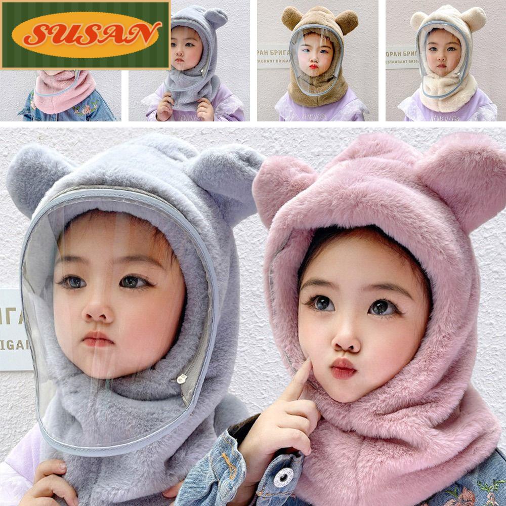 SUSANS Yếm Ăn Vải Cotton Dày Ấm Áp Chống Lạnh Chuyên Dùng Cho Bé