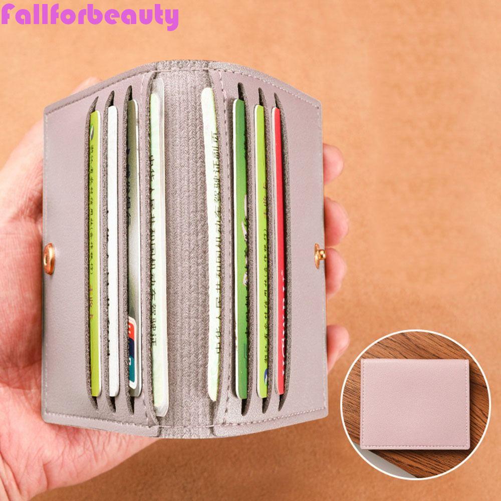 FALLFORBEAUTY Ví Da Siêu Mỏng Thời Trang Cho Nữ