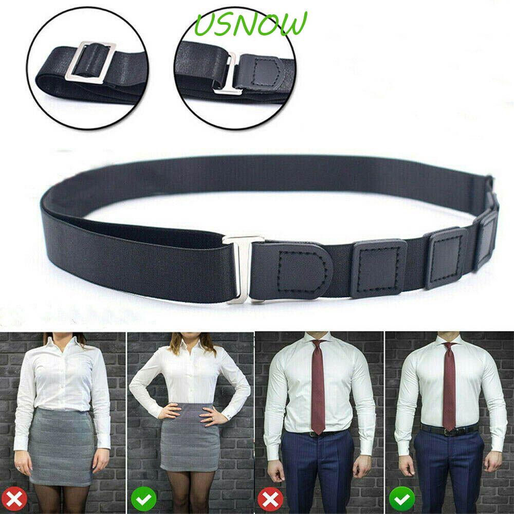 USNOW Áo Sơ Mi Có Dây Thắt Lưng Điều Chỉnh Được