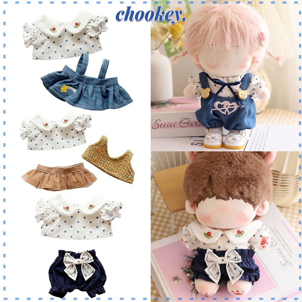 CHOOKEY Đầm Đồ Chơi Búp Bê 20cm Thay Thế