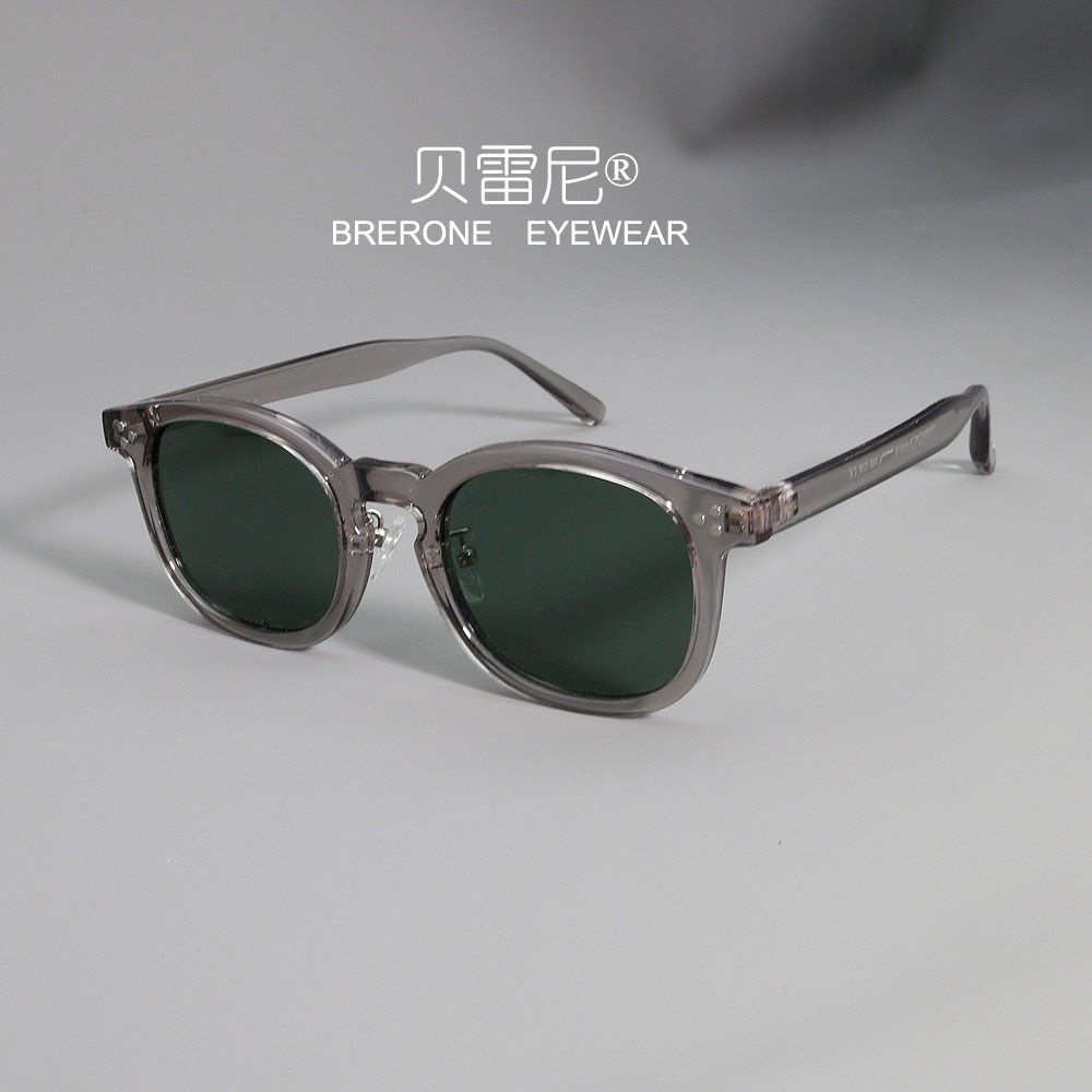 Shawn Yue Kính Mát Phân Cực Màu Xanh Lá Đậm Siêu Nhẹ Phong Cách Mới Cho Nam Lái Xe Haobing boutiqu