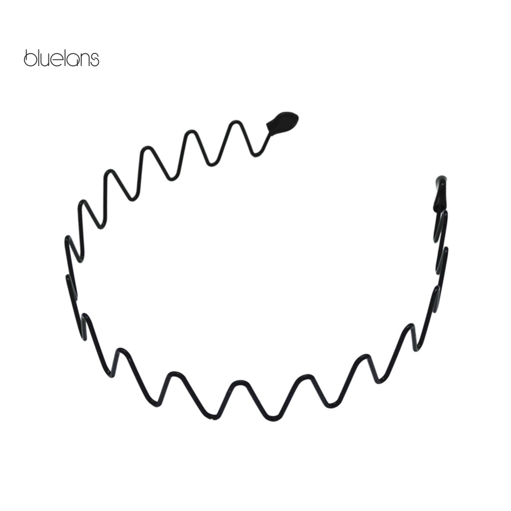 Bluelans Băng Đô Cài Tóc Thể Thao Màu Trơn Co Giãn Lượn Sóng Chống Trượt Linh Hoạt Dành Cho Nam Nữ