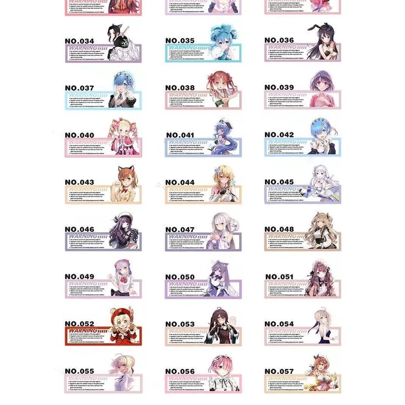 Miếng Dán Trang Trí Mặt Kính Trong Suốt Họa Tiết Hoạt Hình Dễ Thương diy