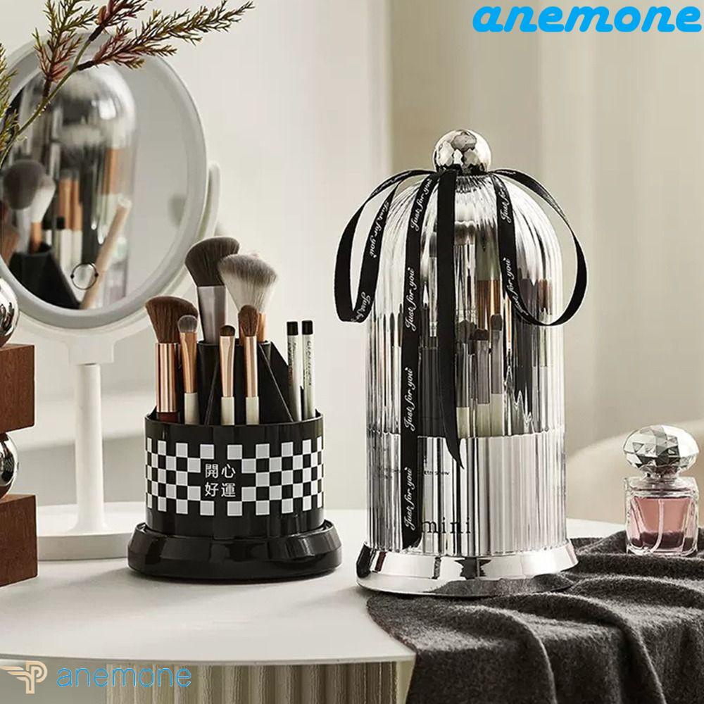 ANEMONE Giá Đỡ Cọ Trang Điểm Xoay 360 Độ Sang Trọng° Giá Đỡ Bút Chì Vẽ Lông Mày Đa Năng Có Nắp Đậy Tiện Lợi