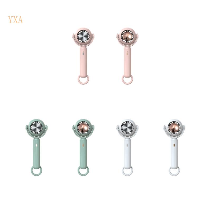 Quạt Mini Cầm Tay 2200mAh 3 Tốc Độ Yên Tĩnh Có Thể Điều Chỉnh Sạc Lại Bằng Cổng USB