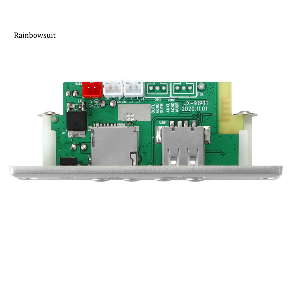 Mô Đun Giải Mã Máy MP3 12V 50W Bluetooth-compatible 5.0 Kèm Bộ Khuếch Đại Nguồn Cho Xe Hơi