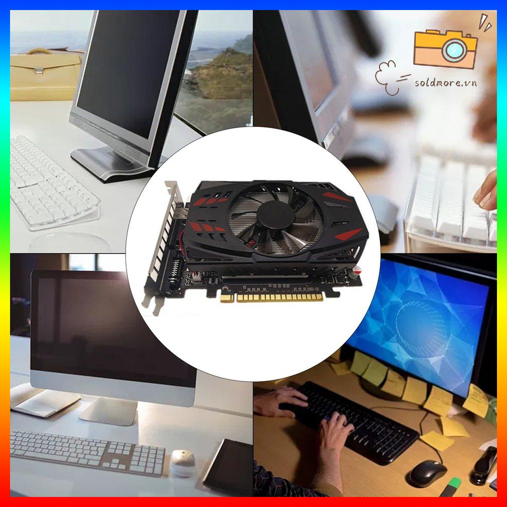 GTX750TI DDR5 Card đồ họa Quạt đơn Card đồ họa máy tính văn phòng Tất cả trong một Màn hình LCD độ nét cao
