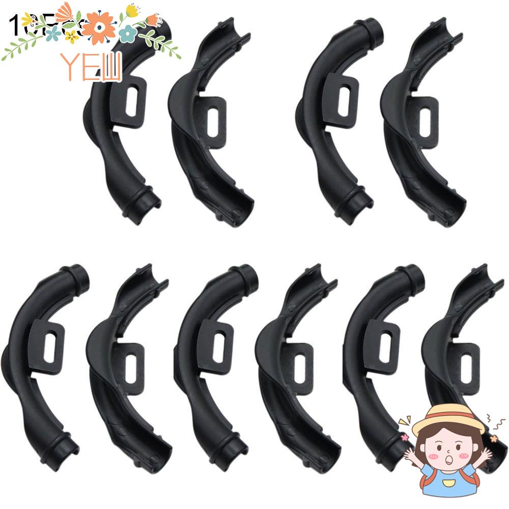 YEW Set 10 Kẹp Cố Định Hỗ Trợ Uốn Cong Được Màu Đen Dành Cho Thiết Bị Sưởi Dưới Cánh