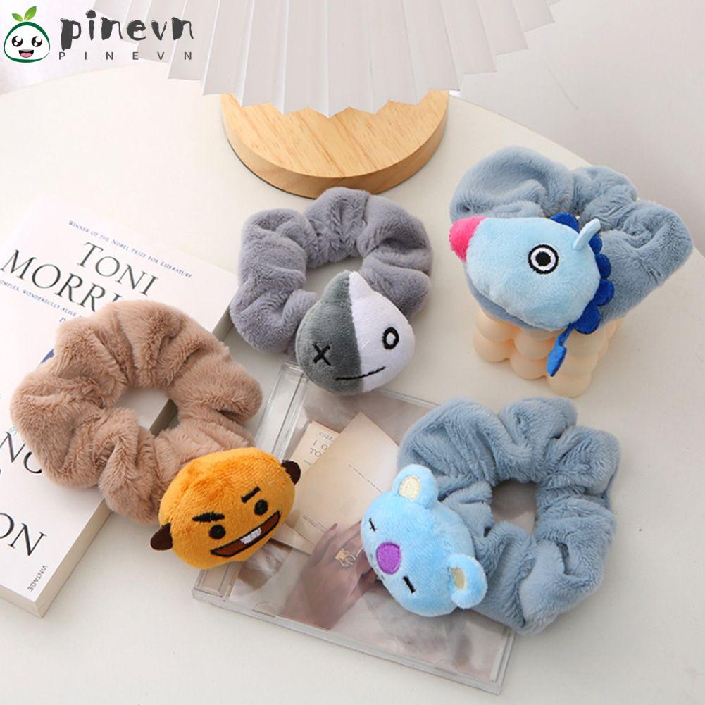 PINEVN Dây Buộc Tóc Co Giãn Họa Tiết Hoạt Hình Xinh Xắn