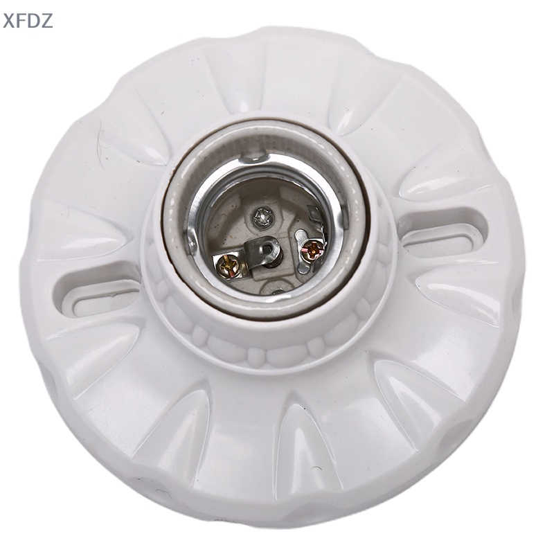 Giá Đỡ Bóng Đèn LED E27 Bằng Sứ Hình Tròn Tiện Dụng