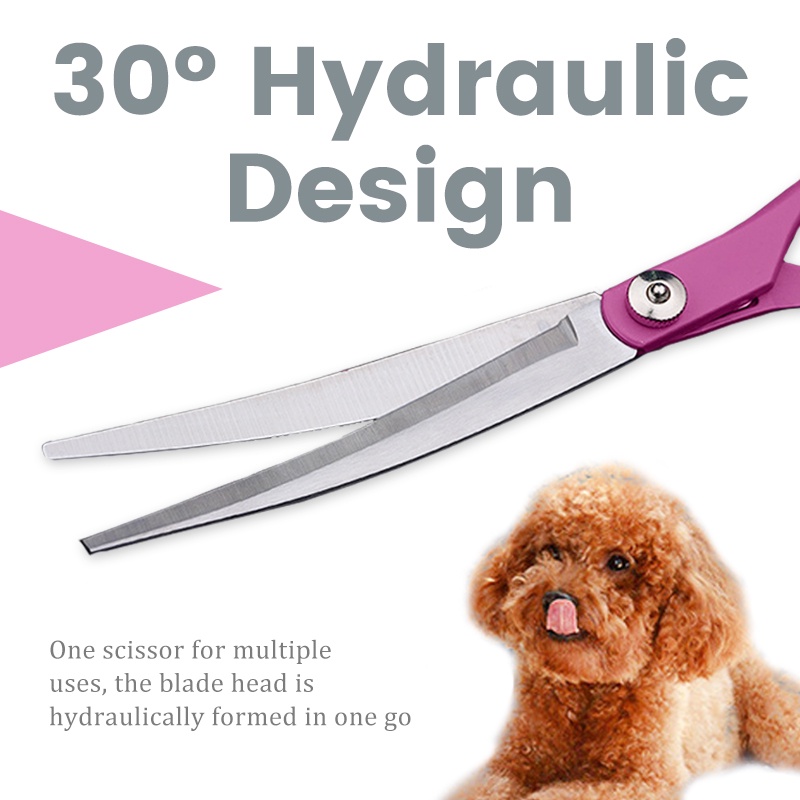 HamshMoc Dụng Cụ Chải Lông Chăm Sóc Thú Cưng Đầu Tròn Bằng Thép Không Gỉ