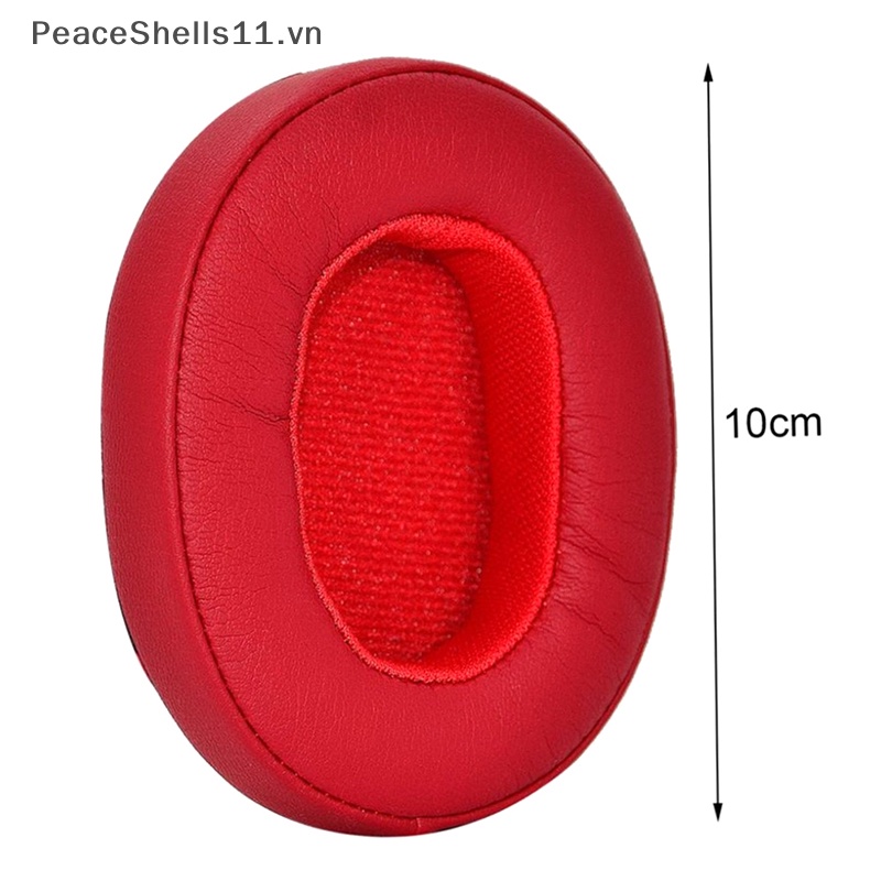 Đệm Bọc Bảo Vệ Tai Nghe Chụp Đầu Bằng Da Màu Đỏ Đen Thay Thế Chuyên Dụng Cho Skull-candy Hesh3 Hesh 3