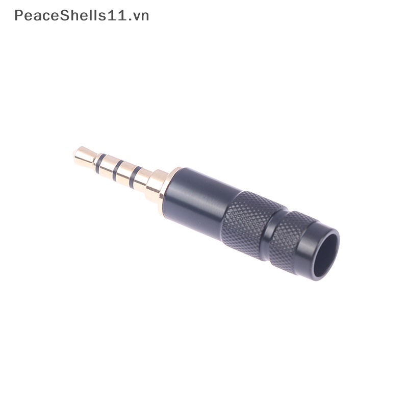 Đầu Nối Âm Thanh Mạ Vàng Chuyển Đổi Từ Giắc Cắm 3.5mm TRS Sang Cổng Cắm 3.5mm TRRS