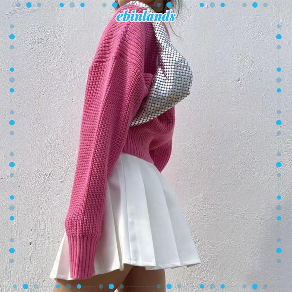 EBINLANDS Túi Xách Họa Tiết Lấp Lánh Cao Cấp Thời Trang